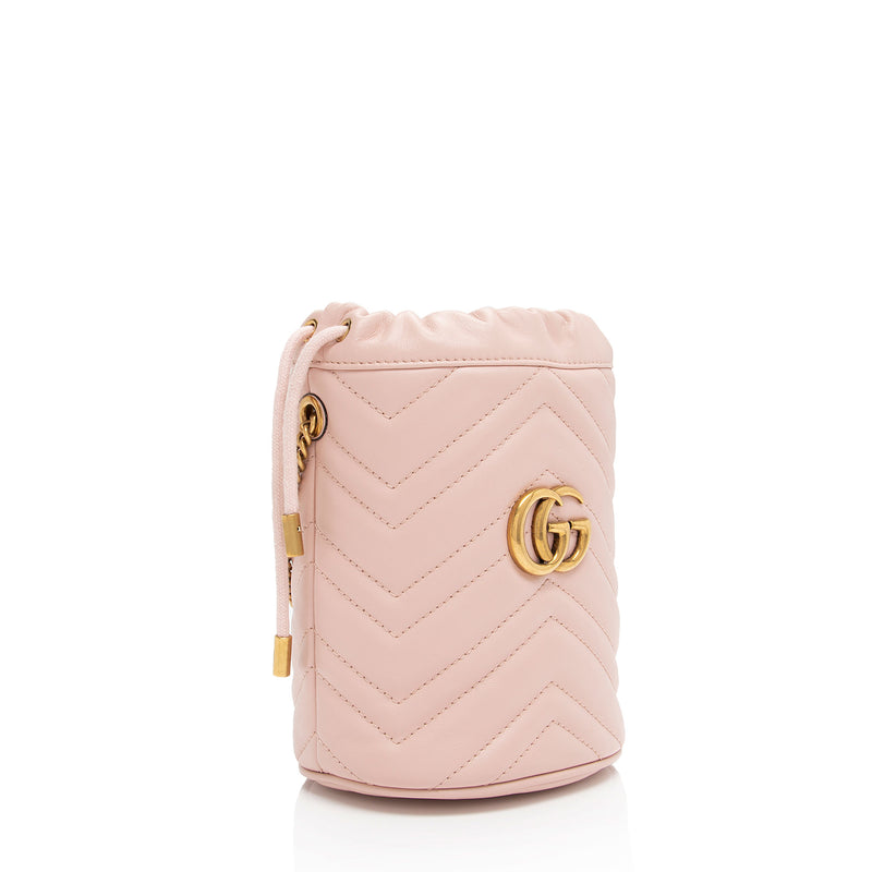 Gg marmont sales mini bucket bag