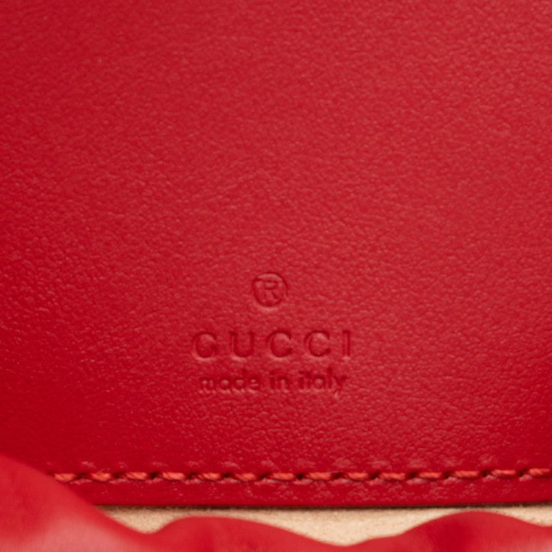 Gucci Matelasse Leather GG Marmont Mini Bucket Bag (SHF-dZVRWx)
