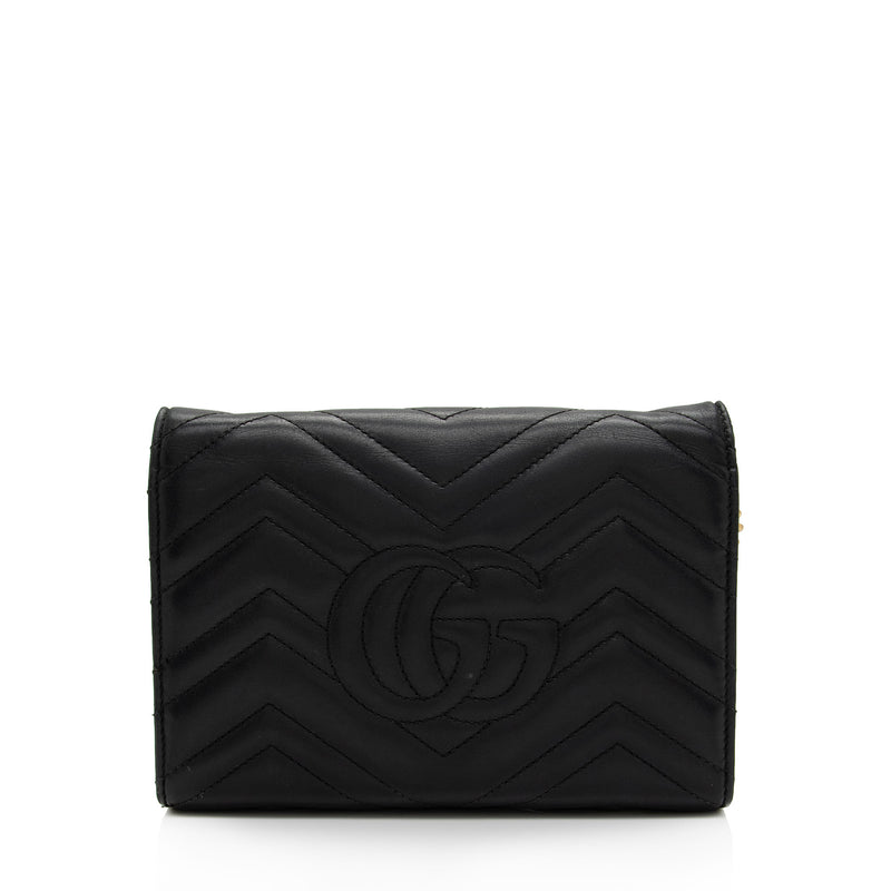 Gucci - GG Marmont quilted leather mini-bag black - The Corner