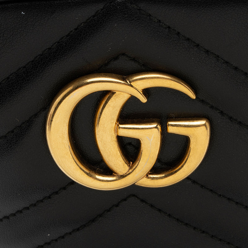 Gucci Matelasse Leather GG Marmont Mini Crossbody Bag (SHF-aWCKyT)