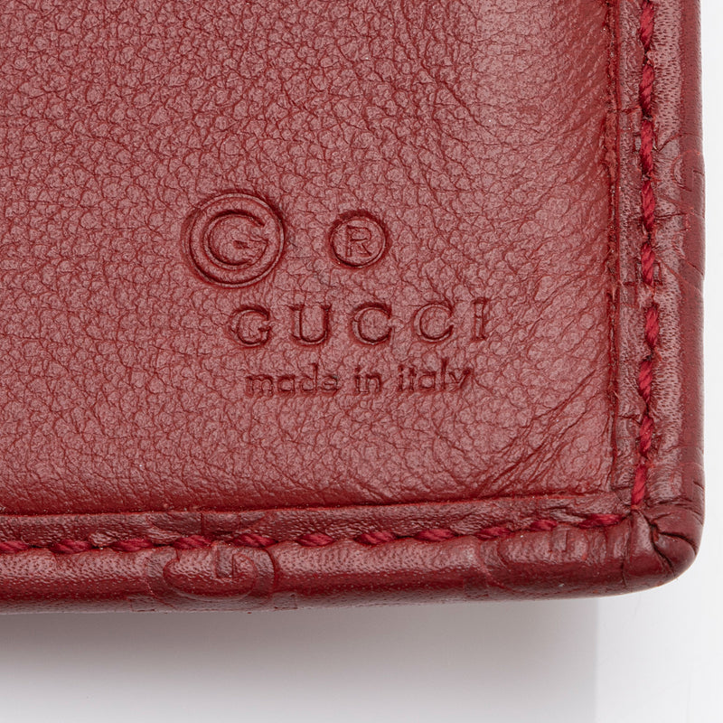 ACCESSORIES :: MEN'S WALLETS :: Gucci Men's Brown Microguccissima