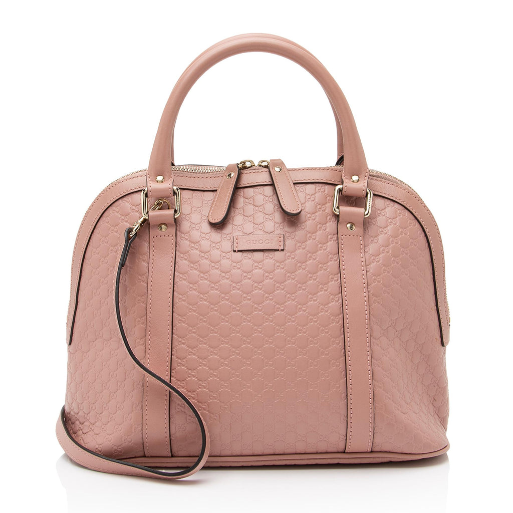 Gucci Microguccissima Leather Dome Satchel SHF 23643 LuxeDH