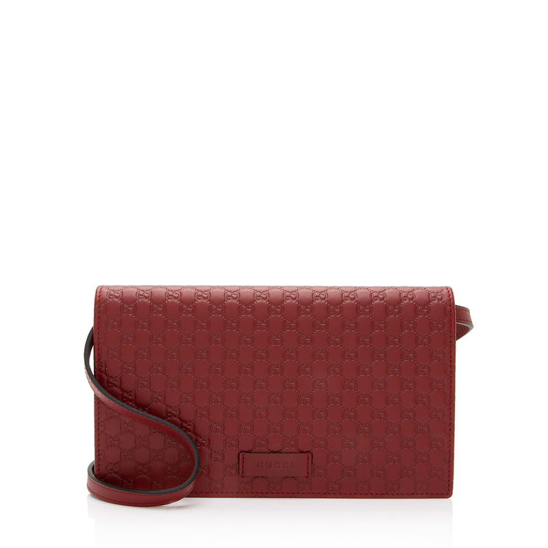 Gucci - Authenticated Wallet - Leather Red for Women, Very Good Condition