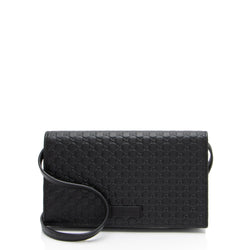 Gucci Microguccissima Leather Wallet Crossbody (SHF-4jl4nn)