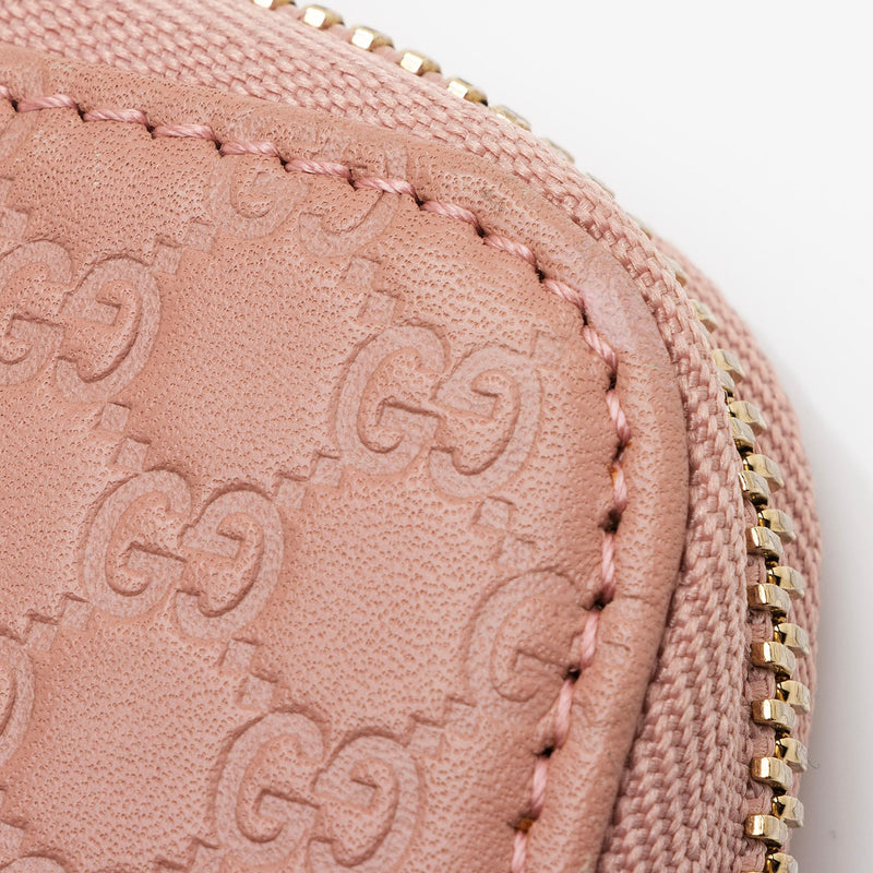 Gucci Microguccissima Leather Zip Wallet (SHF-23832)