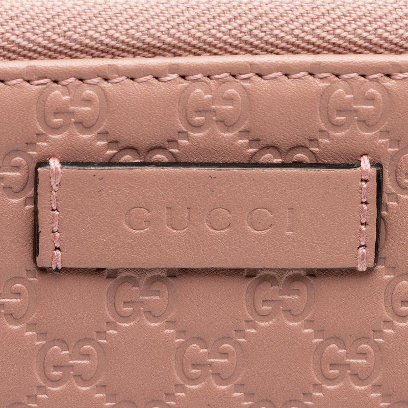 Gucci Microguccissima Leather Zip Wallet (SHF-23832)