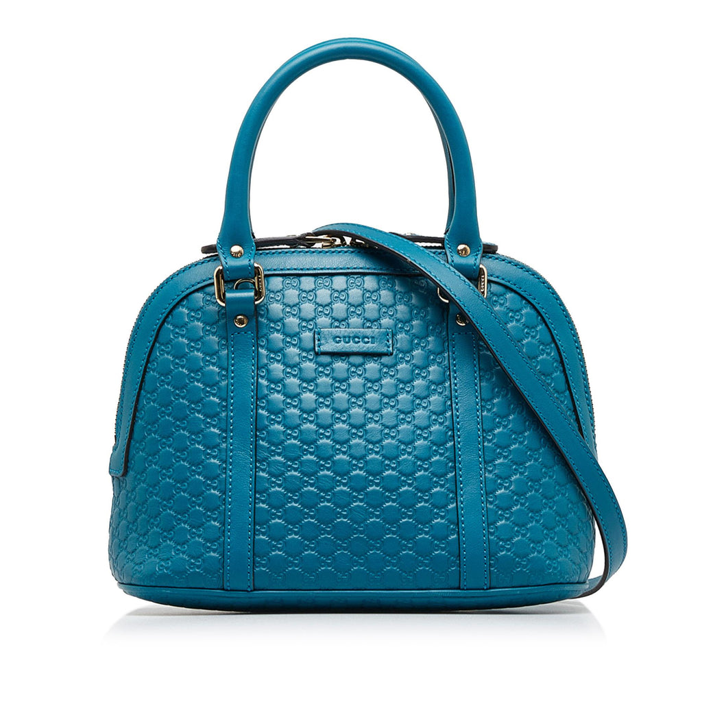 Gucci Mini Microguccissima Dome Satchel Green