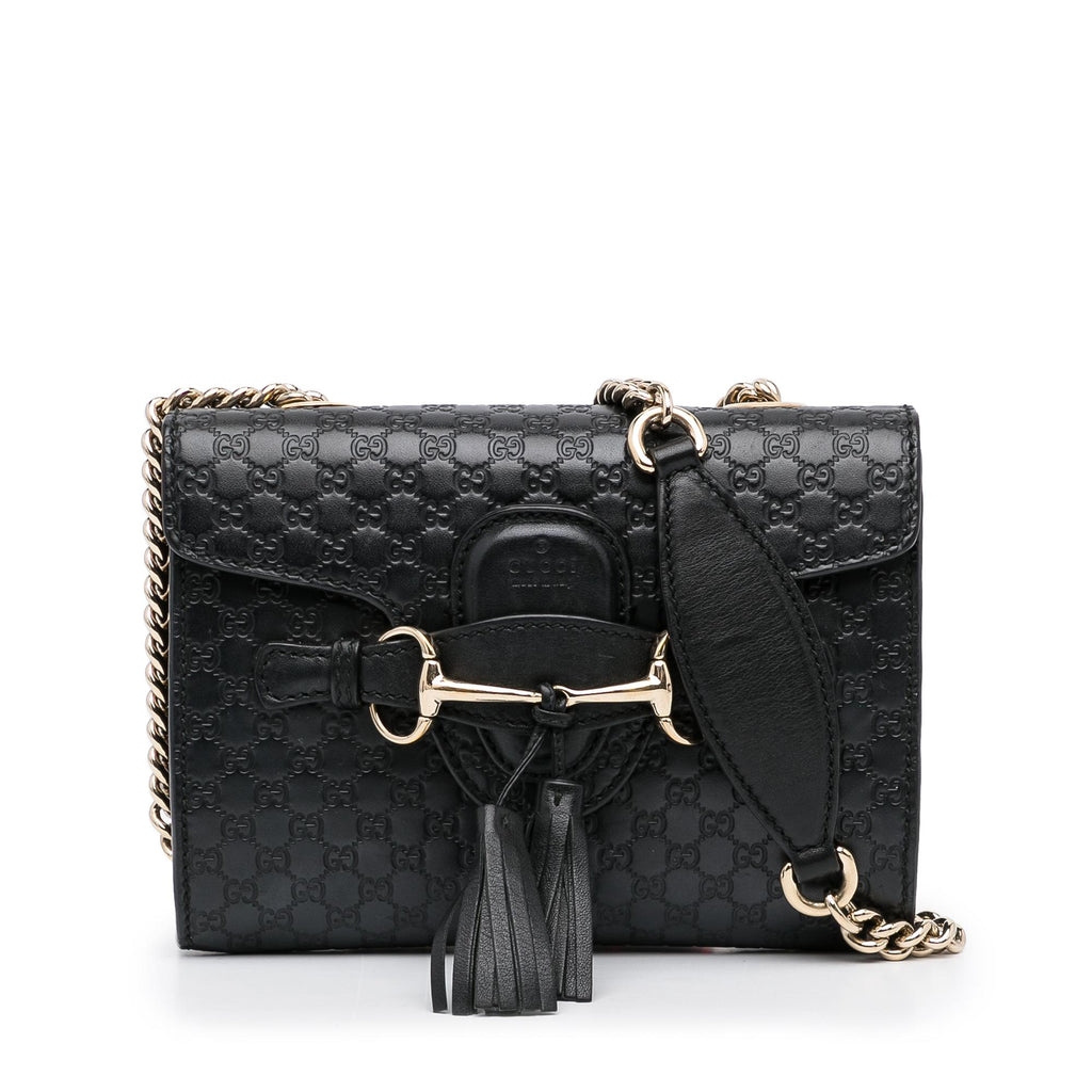 Gucci Mini Microguccissima Emily Crossbody Bag (SHG-JHzrWD) – LuxeDH