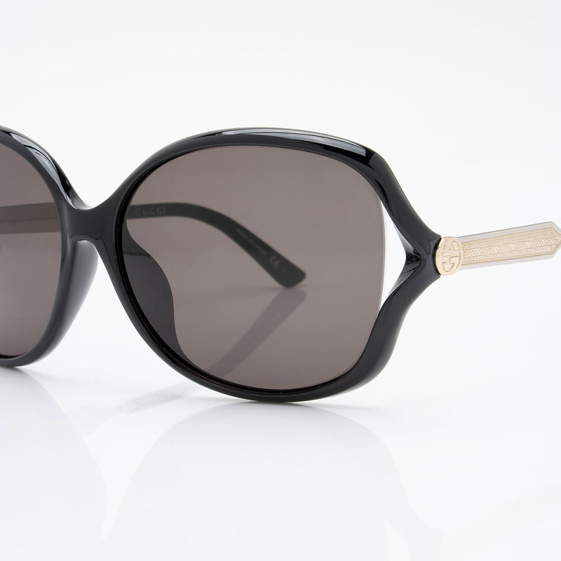 Gucci Oversized GG Sunglasses (SHF-8FcT1x)