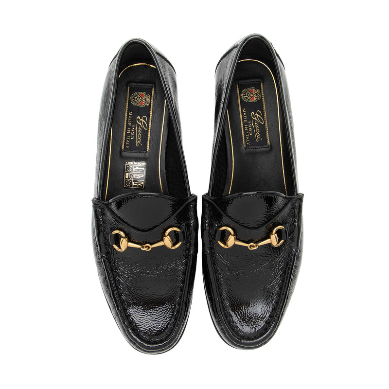 Gucci Patent Leather Horsebit 1953 Loafers - Size 6.5 / 36.5 (SHF 