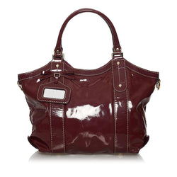 Gucci Patent Leather Tote Bag (SHG-37611)