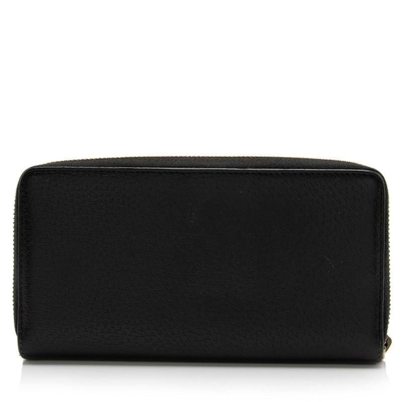 Gucci GG Marmont zip around wallet black