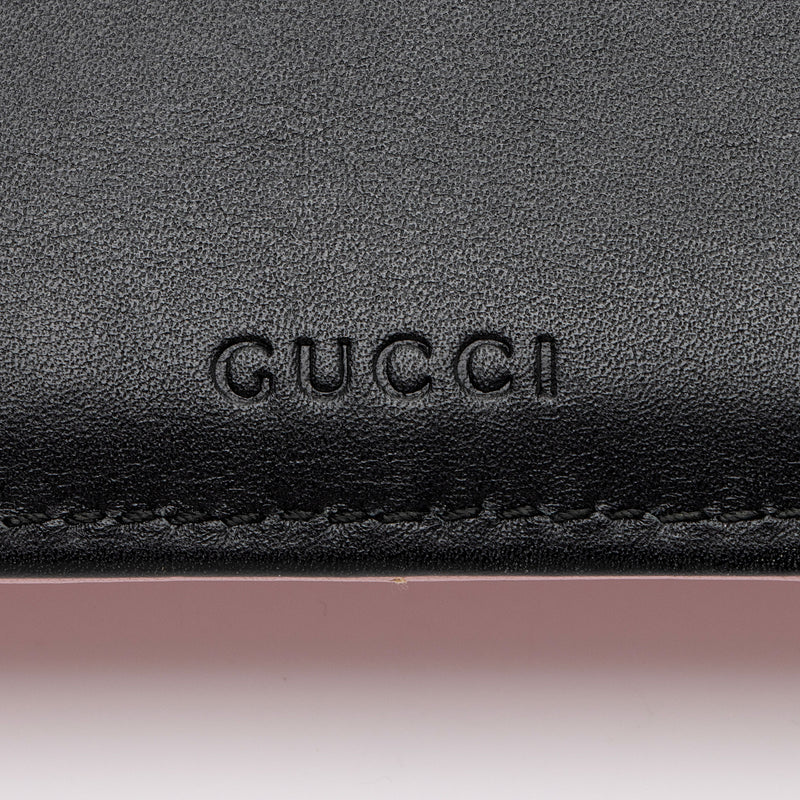 Gucci Quilted Leather Queen Margaret Bee Zip Clutch (SHF-ghI7kn)