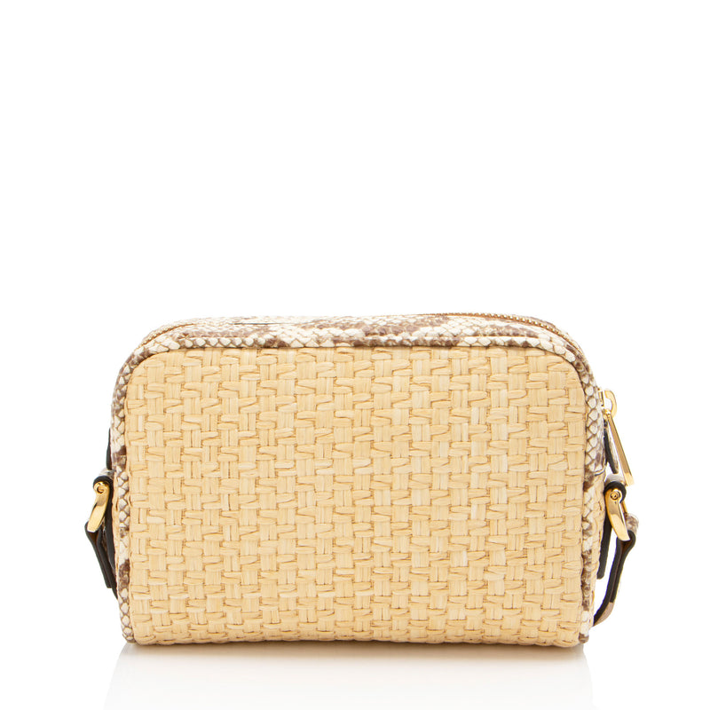 Ophidia small snakeskin shoulder bag best sale