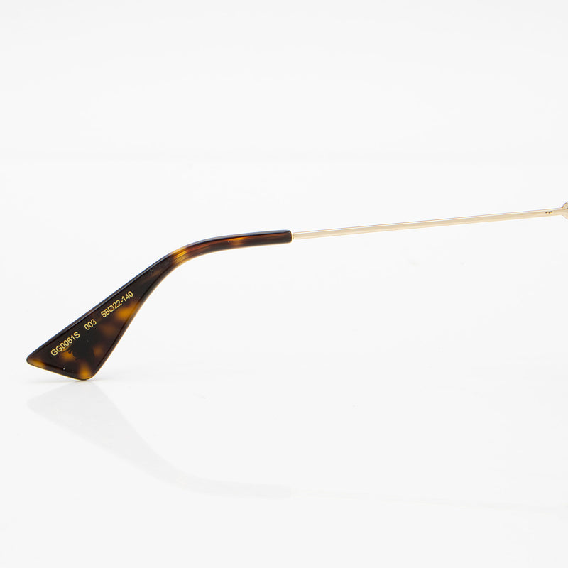 Gucci Round Aviator Sunglasses (SHF-QKqjhT)