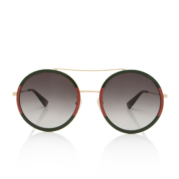 Gucci Round Aviator Sunglasses (SHF-QKqjhT)