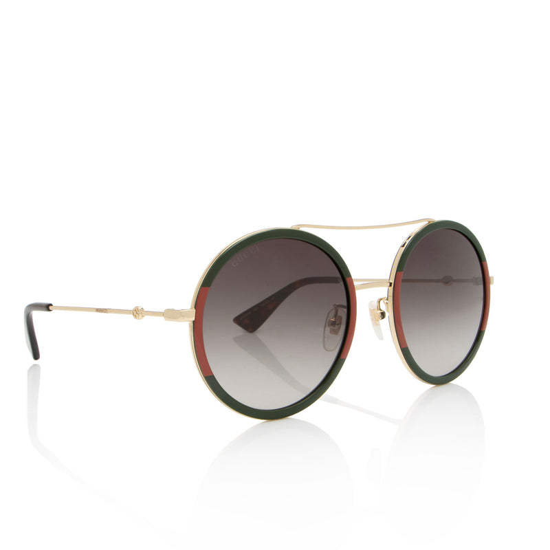 Gucci Round Aviator Sunglasses (SHF-QKqjhT)