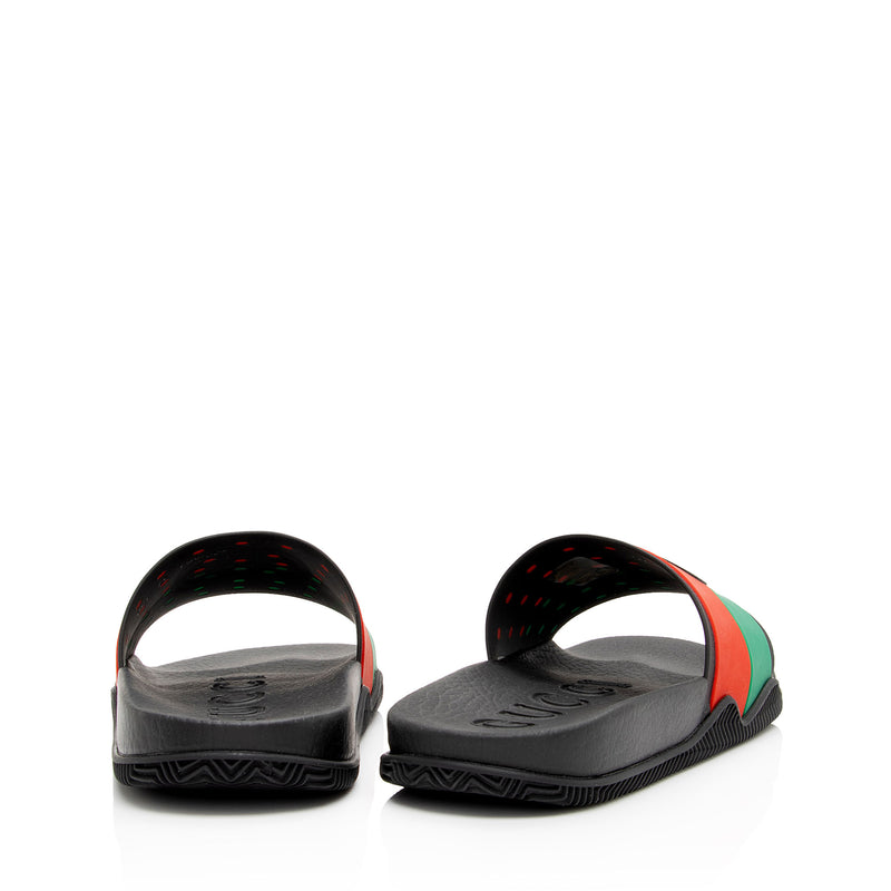 Gucci rubber pursuit g slides hot sale