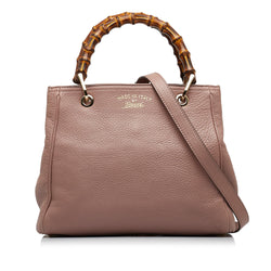 Gucci bamboo outlet shopper small