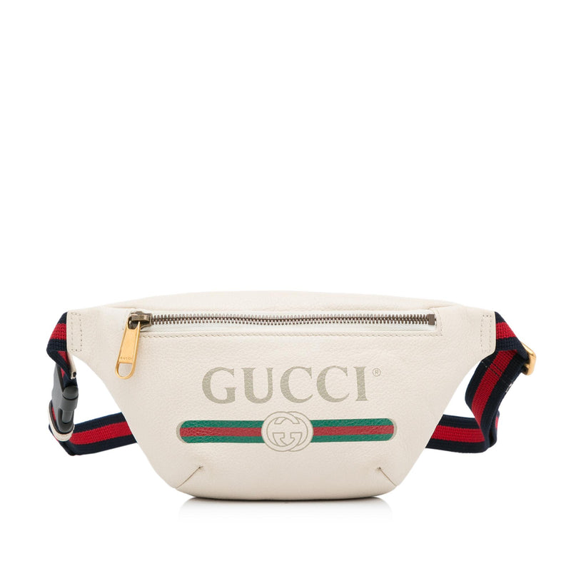 Gucci print discount belt bag small