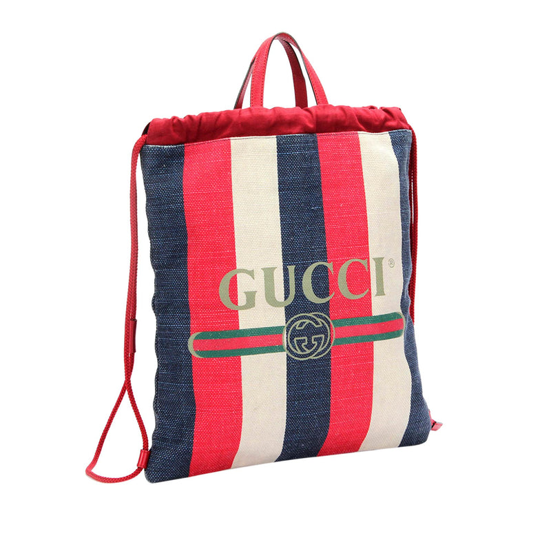 Gucci Canvas Drawstring Hobo Bag (SHG-24994) – LuxeDH