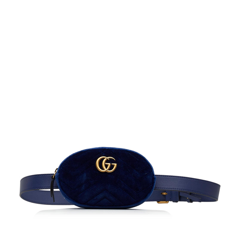 Gucci fashion marmont belt bag velvet