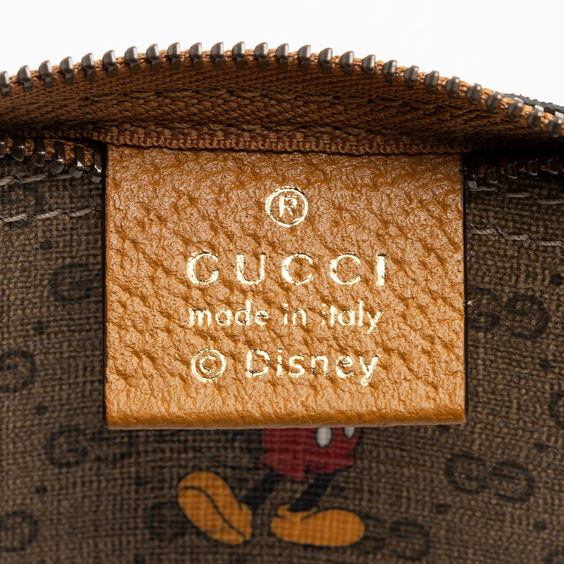 Gucci X Disney Micro GG Canvas Mickey Mouse Bucket Bag (SHF-23268) – LuxeDH