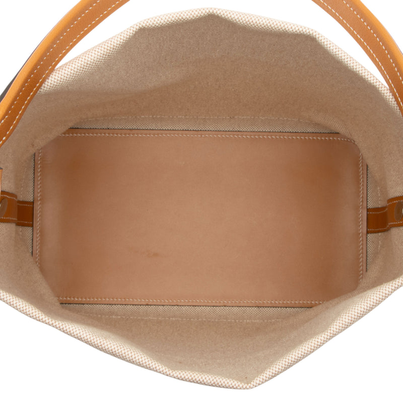 Hermes Canvas Col Roule Shoulder Bag (SHF-r4zeTs)