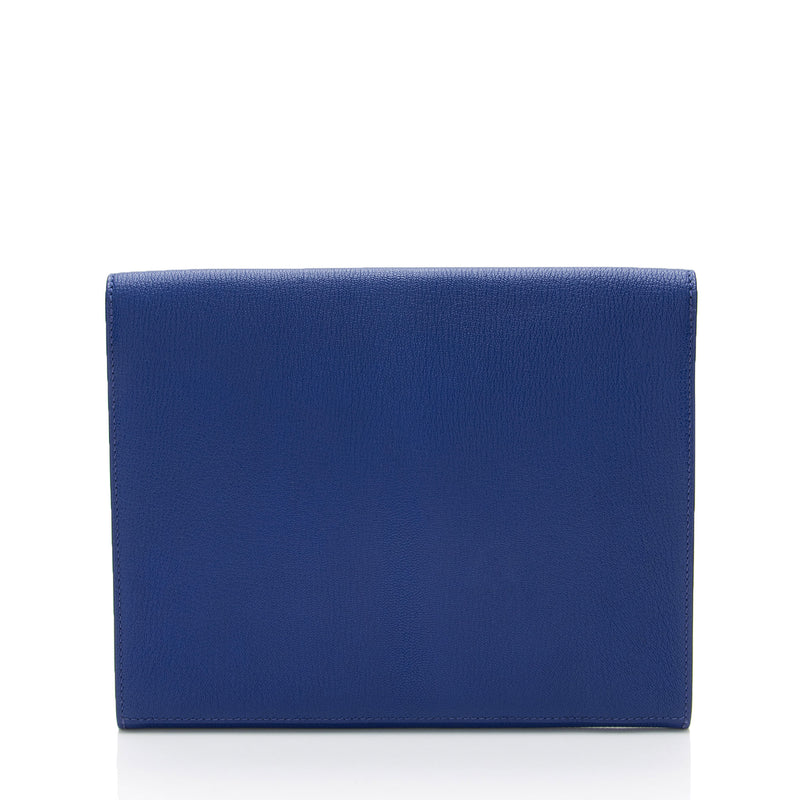 Hermes Chevre Mysore Cinhetic Clutch (SHF-SQaQMu)