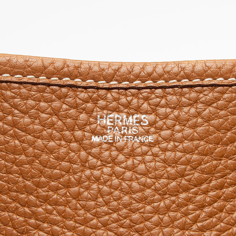 Hermes Taurillon Clemence  Evelyne I GM Shoulder Bag (SHF-NvEWSK)