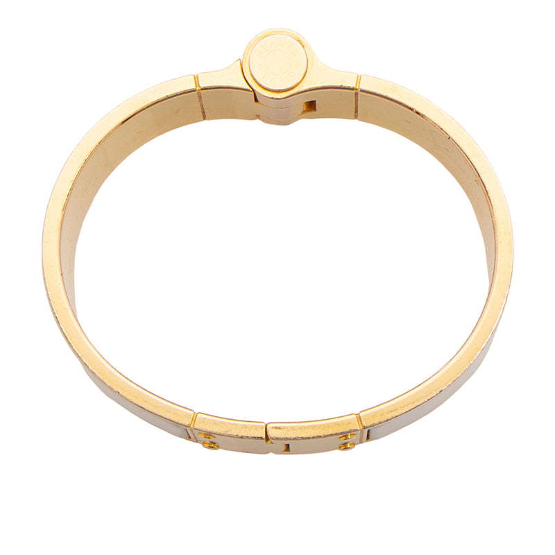 Hermes Enamel Hinged Wide Bracelet (SHF-Dx3I8O)