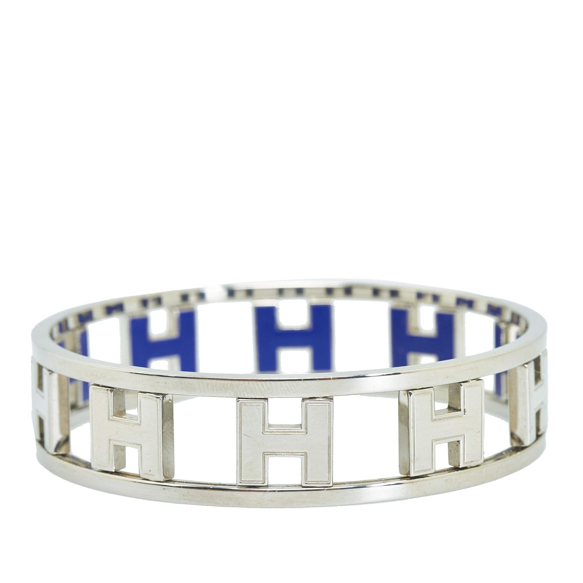 Hermes Rondo Ash H Bangle (SHG-HHHROj)