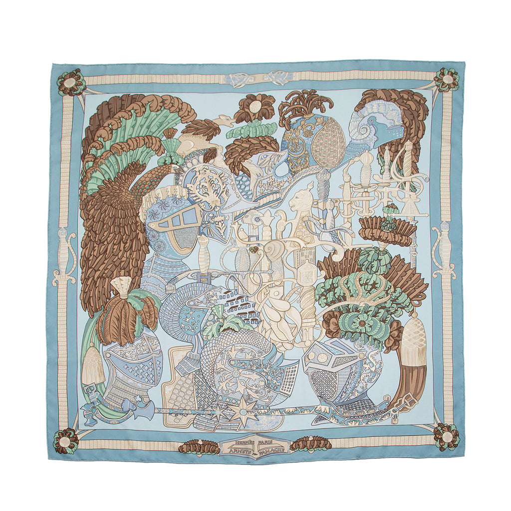 Hermes Silk H Comme Histories 90cm Scarf (SHF-22644) – LuxeDH