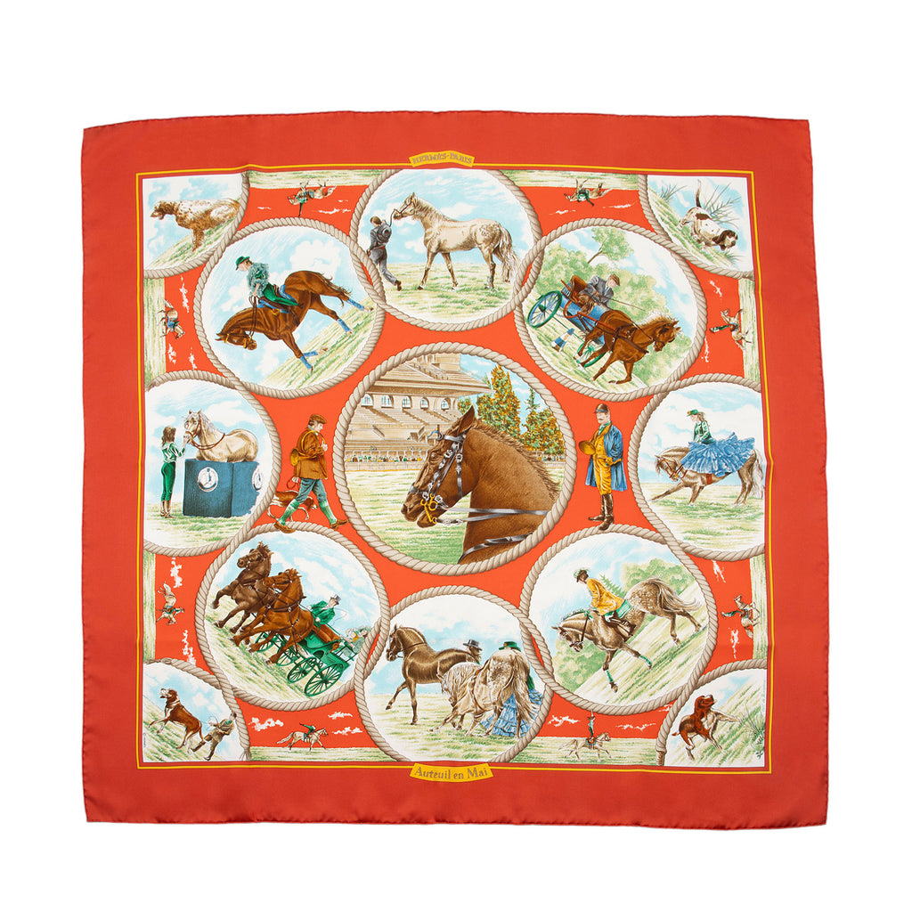 Hermes Silk 90cm Scarf (SHF-Zy7lPa) – LuxeDH