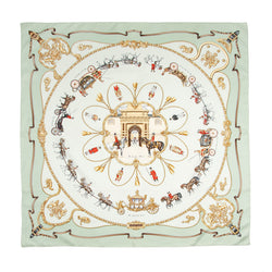 Hermes Silk The Royal Mews 90cm Scarf (SHF-UE93iv)