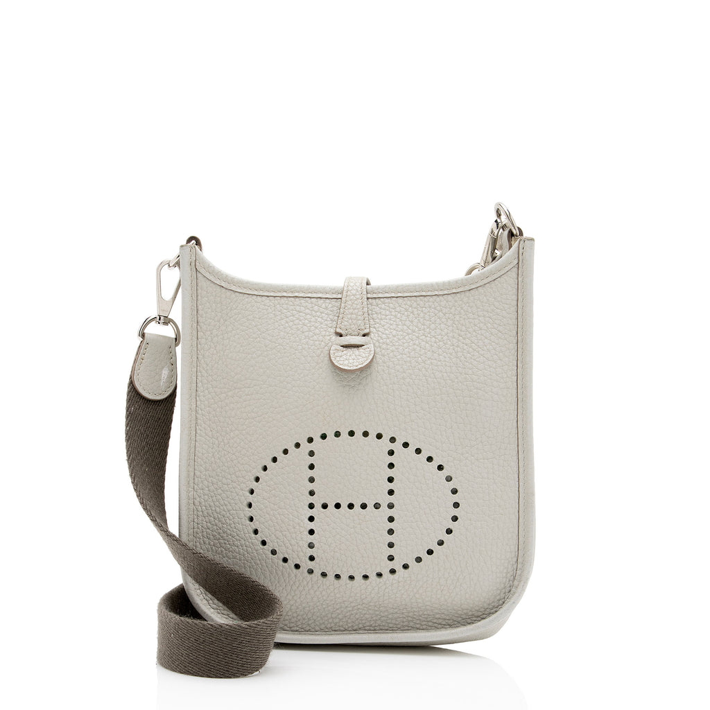 Hermes Taurillon Clemence Evelyne TPM Shoulder Bag, Hermes Handbags
