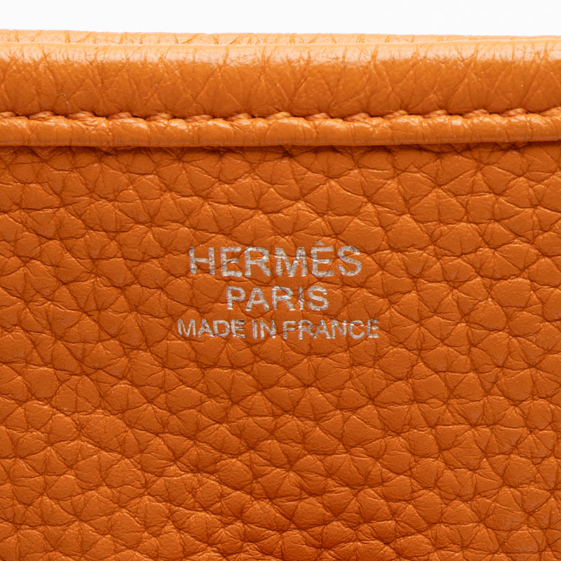 Hermes Taurillon Clemence Evelyne III PM Shoulder Bag (SHF-WHijTA)