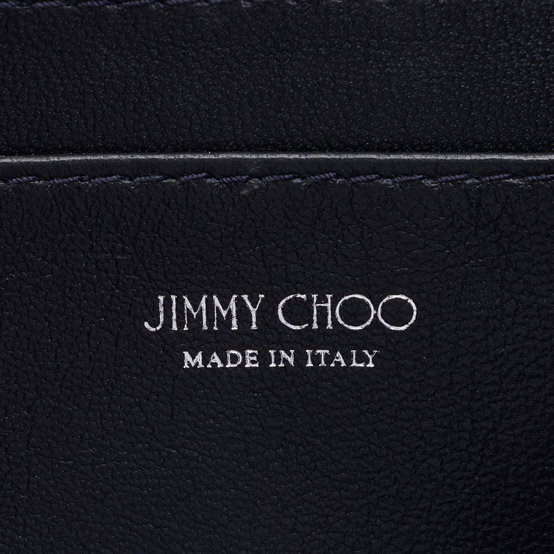 Jimmy Choo Glitter Denim Florence Crossbody (SHF-Ybn6av)