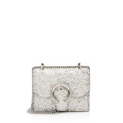 Jimmy Choo Glitter Leather Paris Mini Crossbody (SHF-0FBtLI)