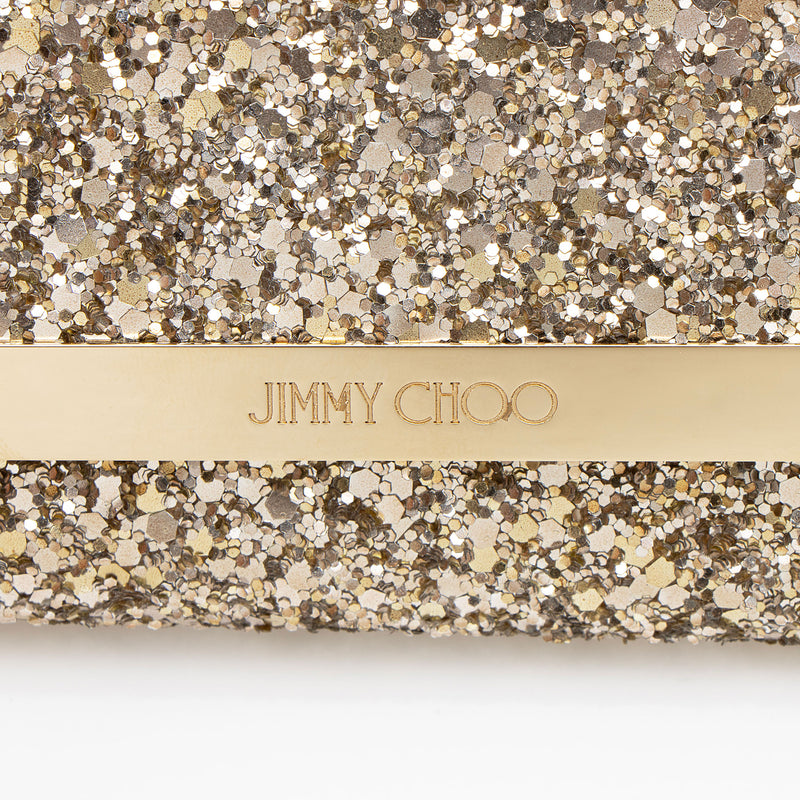 Jimmy Choo Glitter Milla Clutch (SHF-8AD9Bz)