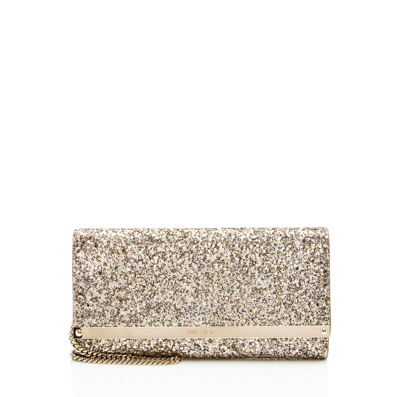 Jimmy Choo Glitter Milla Clutch (SHF-8AD9Bz)