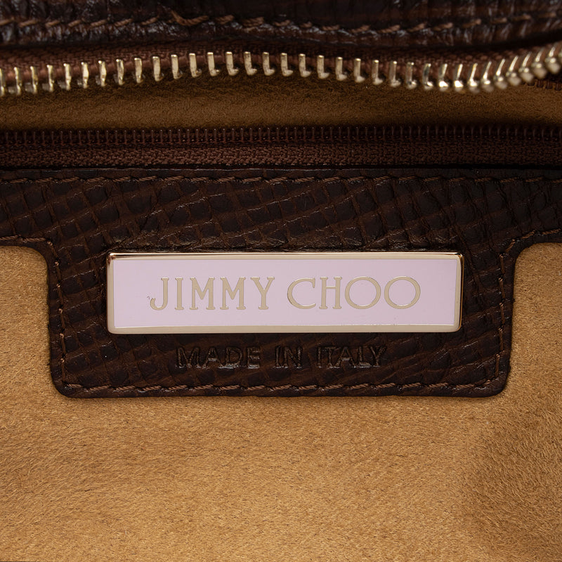 Jimmy Choo Leather Blythe Medium Satchel (SHF-c0DbDp)