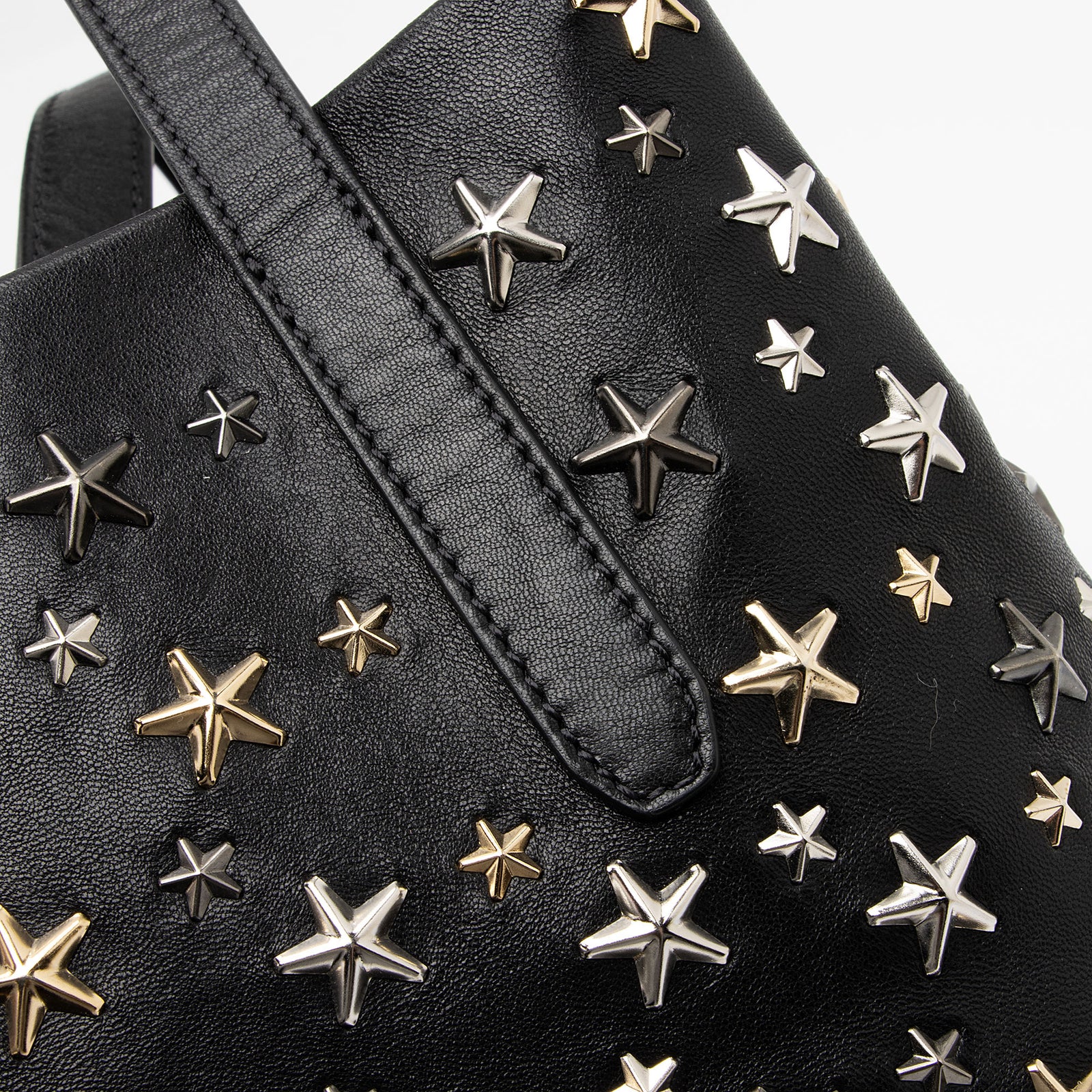 Jimmy choo newest leather star studded tote large