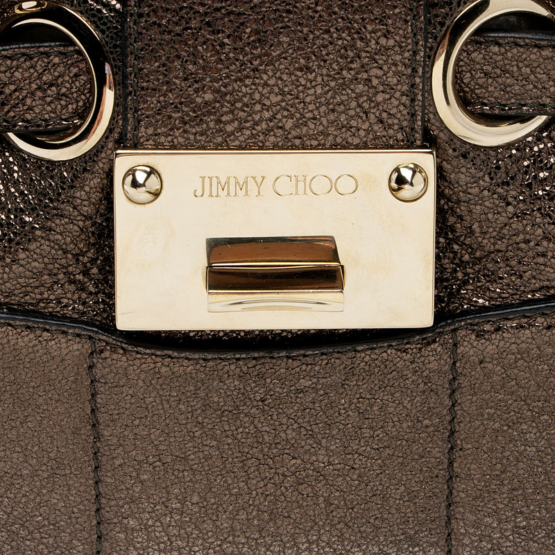 Jimmy Choo Metallic Leather Ramona Shoulder Bag (SHF-jl4LTE)