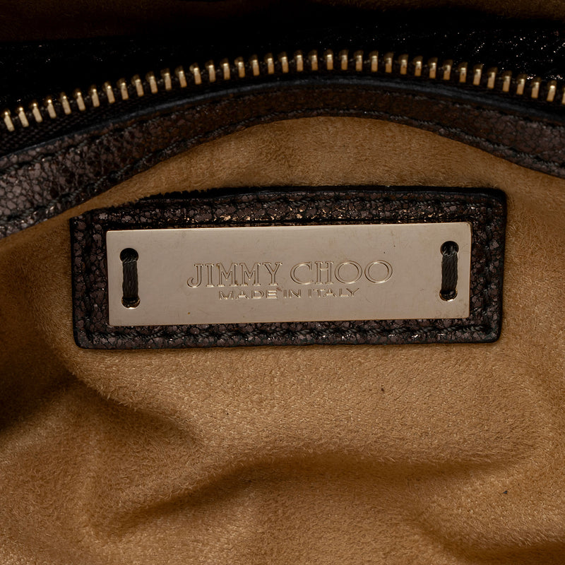 Jimmy Choo Metallic Leather Ramona Shoulder Bag (SHF-jl4LTE)