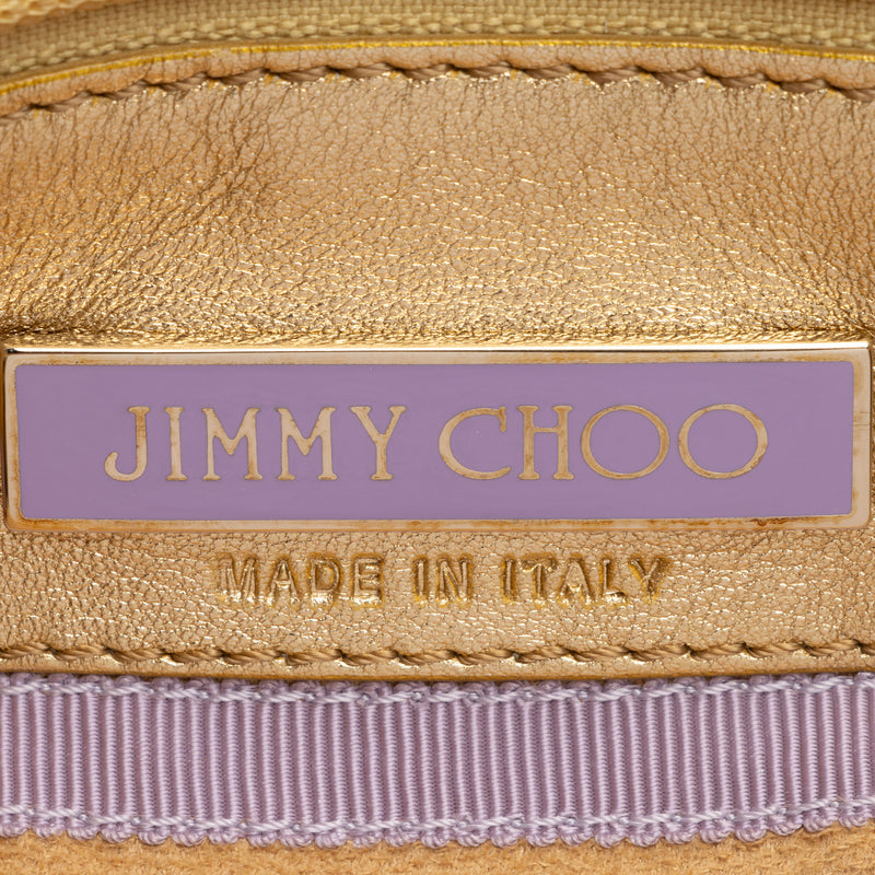 Jimmy Choo Metallic Python Tulita Shoulder Bag (SHF-Sx50h0)