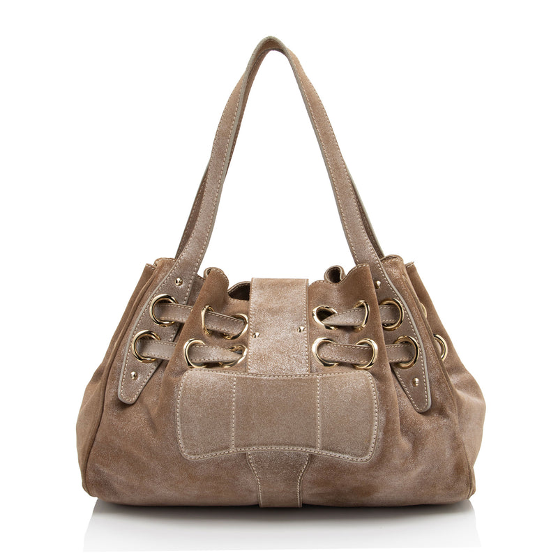 Jimmy Choo Suede Ramona Shoulder Bag (SHF-uoTbKz)