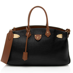 Louis Vuitton Calfskin All Set MM Tote (SHF-XhONBv)