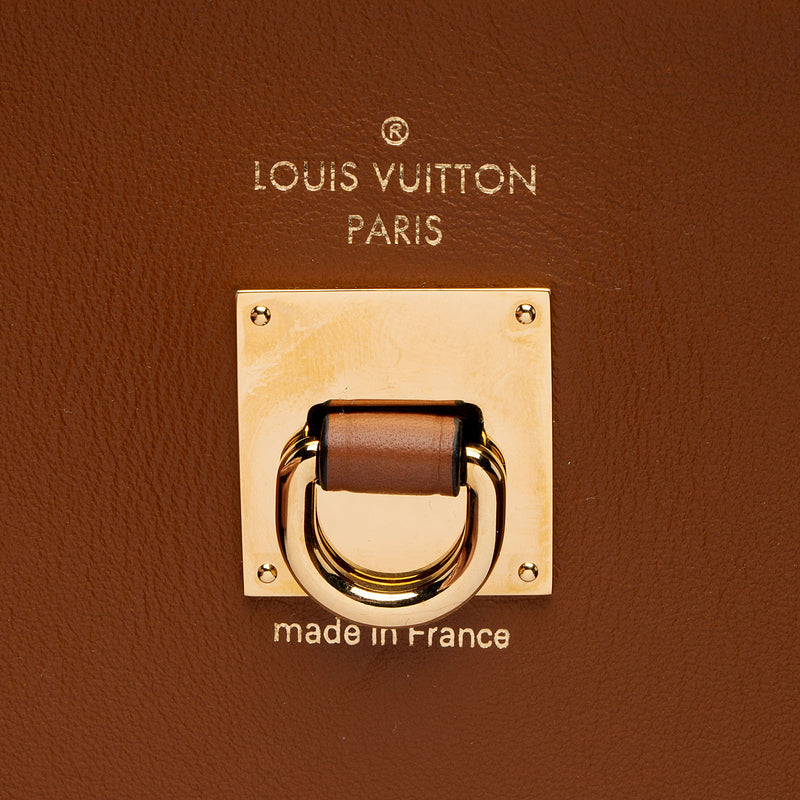 Louis Vuitton Calfskin All Set MM Tote (SHF-XhONBv)