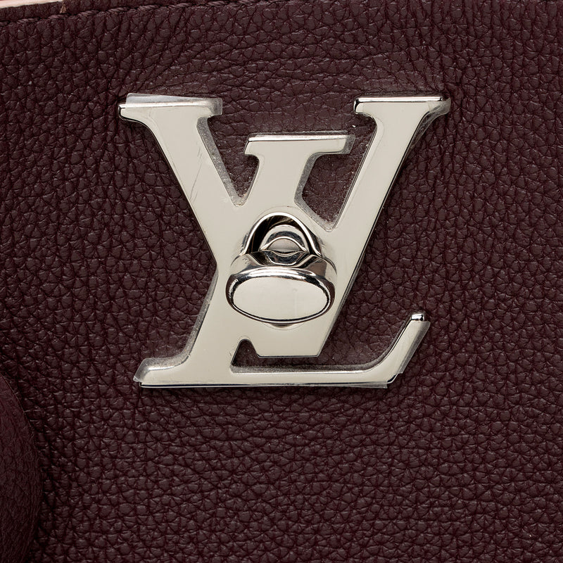 Louis Vuitton Calfskin Lockme Bucket Bag (SHF-Ie5h5b) – LuxeDH